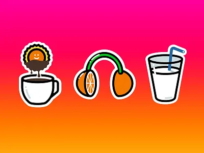 Stickers! coffee stickers