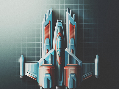 Skeuomorph Space Racin' future futuristic noise race racing retro rocket san diego spaceship speed