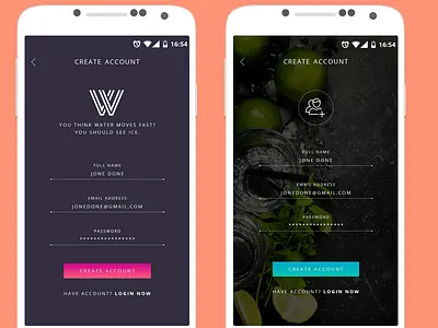 Sign In Screen #3 android freelancer login mobile sign up ui ux