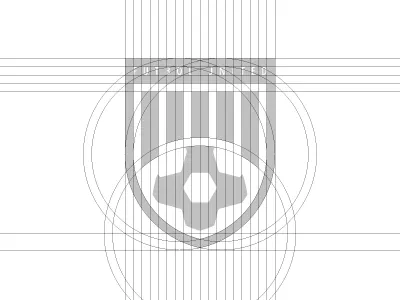 Futbol United - Logo Construction branding corporate branding corporate identity grids identity logo logo construction logo design logo grid logos