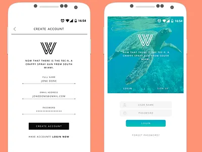 Sign In Screen #2 android freelancer login mobile sign up ui ux