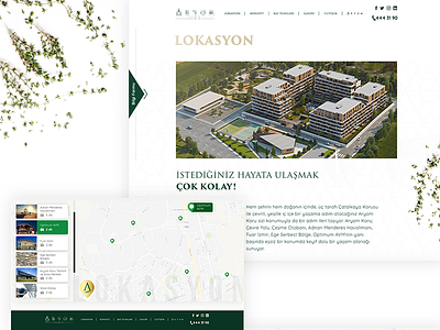 Architecture | Location Page Design architecture construction design location pin project shot site ui ux web webdesign