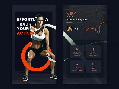 fitness-1 animation app fitness flat gif ios material minimal sport tracker ui ux