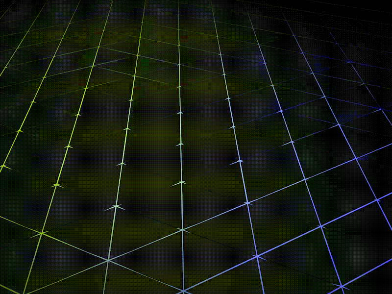 Polygon Grid Study 3d animation c4d polygon