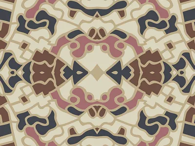 mirrored shapes design illustration