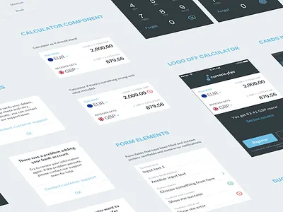 CurrencyFair iOS UI library and patterns android components currencyfair ios library mobile patterns ui ux