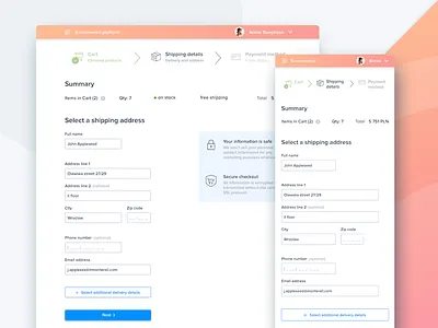 E-commerce checkout form buy checkout design e commerce form monterail pay payment pricing purchase ui ux
