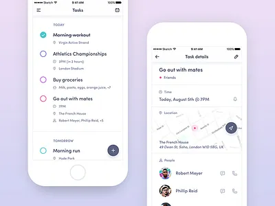 To-do app app concept ios tasks to to do ui ux