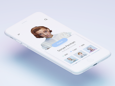 Daily Ui - User Profile creative daily ui design message mobile mobile app smooth colors ui user profile