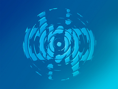 Drip ambigram handlettering lettering ripples typography water waves