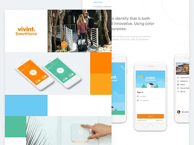 Vivint.SmartHome Case Study app case hero ios logo mobile portfolio smart home study ui ux web
