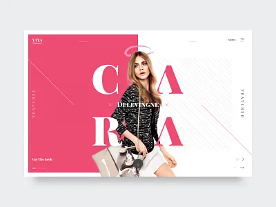 Fashion Magazine - Home colour creative design designer fashion freelance home type web website