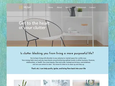 Homepage website mockup copywriting uiux website wordpress