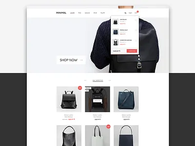 Minimal Prestashop Template clean e commerce minimal prestashop template