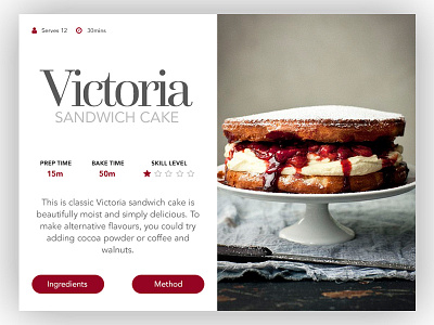Recipe card recipe recipe card ui