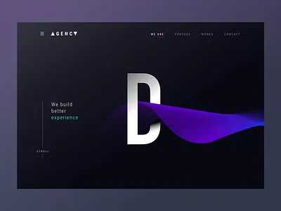 Design agency website agency design portfolio sketch ui ux web design