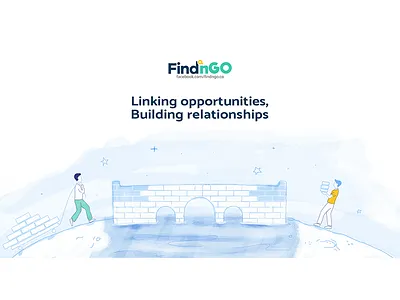 Linking opportunities build common cause communication connect illustration link ngo volunteers winter work together