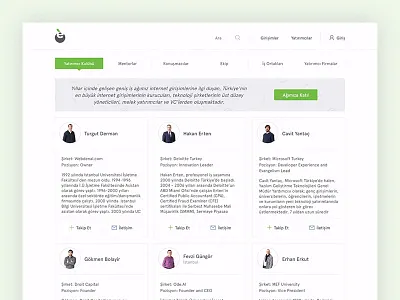 Etohum - Network Page etohum ui ux web web design