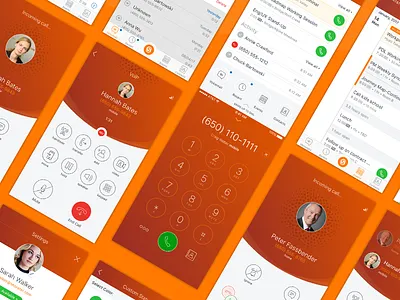 ShoreTel Connect iOS Screens calling mobile voip