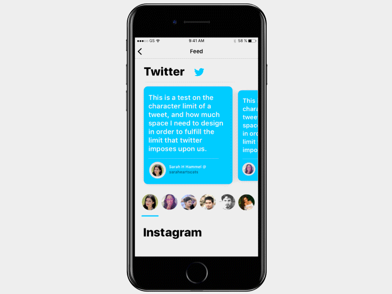 Instagram Viewer animation instagram ios like mobile picture social twitter