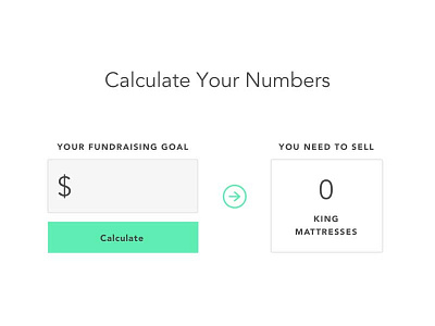 Gives Back Program Calculator calculator digital interface ui ux