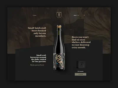 United Beers Website beer branding brewing design development interface layout ui ux web webdesign website