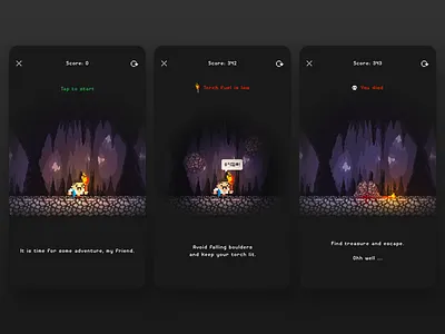 Adventure awaits concept game ios mobile pixel pixelart