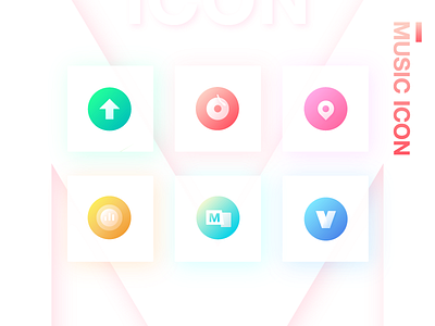 ICON color icon illustrator music