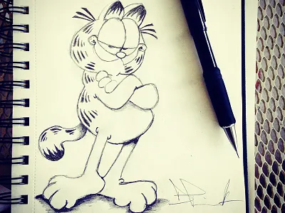 Garfield artist cartoon network character design draw drawing illustration illustrator kids books artist