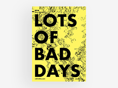 Day 058 black daily gradient graphic design poster type yellow