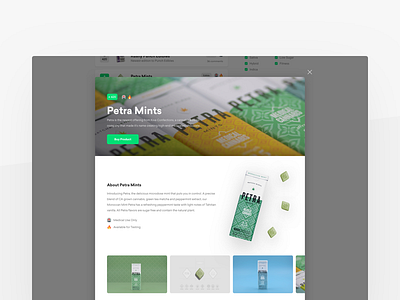 Blazescout — Product Modal cannabis discovery search startup website