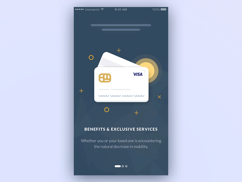 App On Boarding app gif gradient interactions mockup onboarding principle ui user interface
