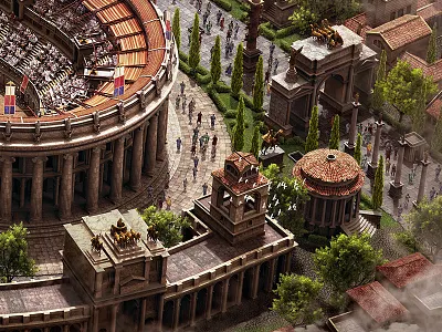 Penguin Audiobooks / THE GREEK CLASSICS / fragment 3d alekscg ancient city arena audiobooks cgi crafts greek classics history kuskov penguin trojan horse