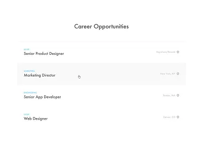 Career Opportunities careers job postings openings opportunities positions ui ux