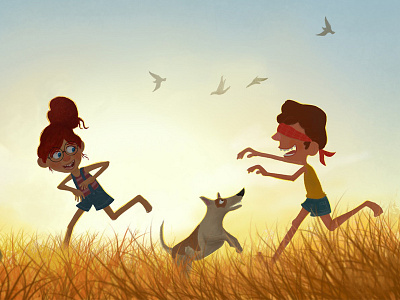 Play Time friends fun illustration story