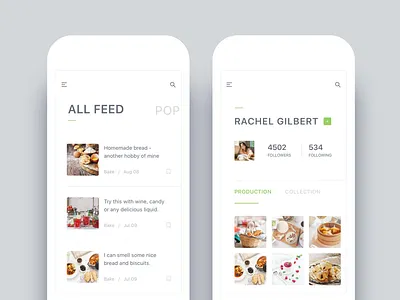 Just follow up app feed food list