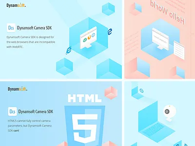 Series pictures ad colour illustration product promotion social media