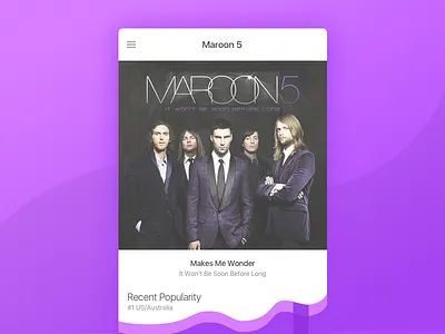 Daily UI #009 - Music Player analytics dailyui graph music player