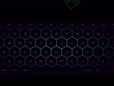 Game UI Concept concept dashboard design game keyboard namadko space touchscreen ui