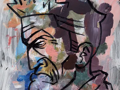 Nothings Into Somethings acrylic character drake drawing illustration painting playstation uncharted videogame