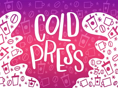 Cold Press Font adobe design font freelance hand lettering illo illustration lettering letters surface typeface wacom