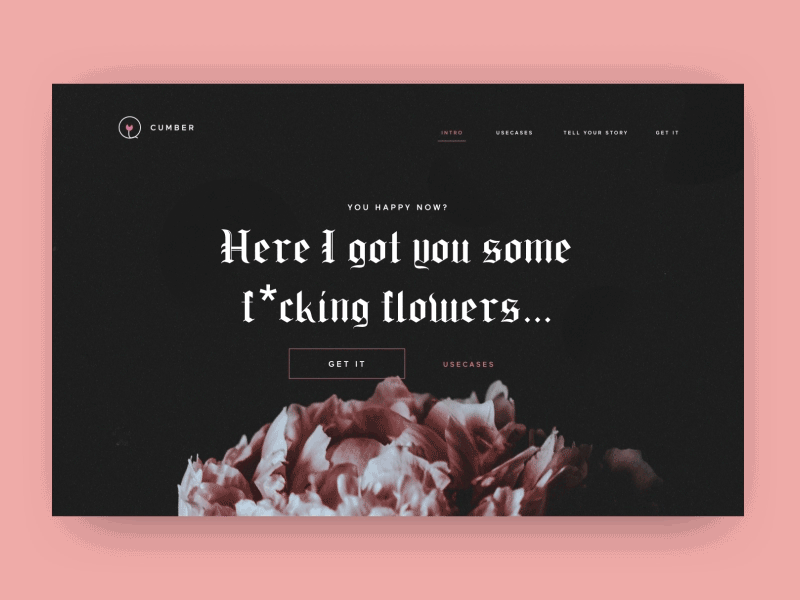 Roses Chatbot First Load interaction design ui ux webanimation webdesign