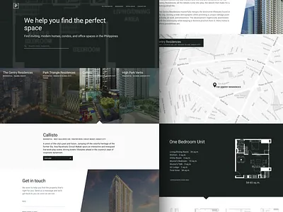 Parcel of Property Website floorplan home layout office real estate website