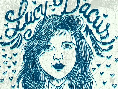 Show Poster Illustration hand drawn illustration music poster rough texture