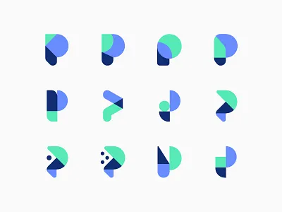 P's branding letter logo p