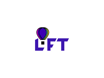 Daily Logo Challenge 2/50 daily logo challenge hot air balloon logo purple