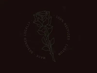 Rose design flower tattoo vector