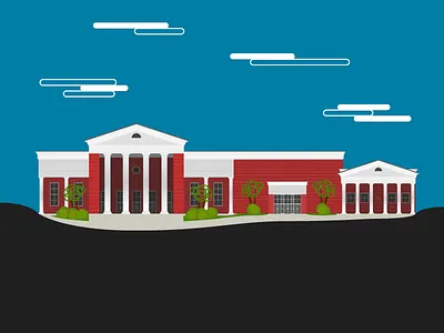 Flat Church church clean colorful design flat modern new