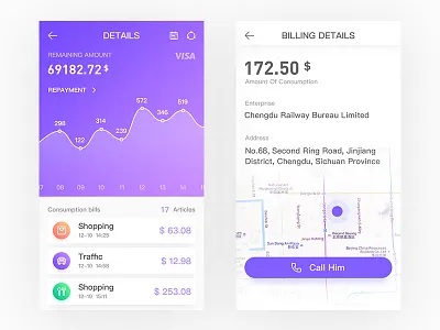 CCS App Design-Details bank card credit financial loan