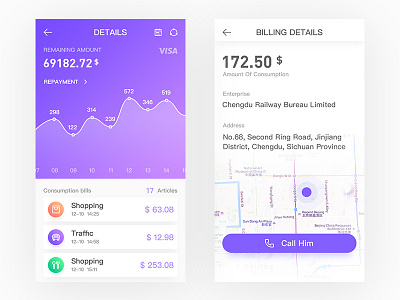 CCS App Design-Details bank card credit financial loan